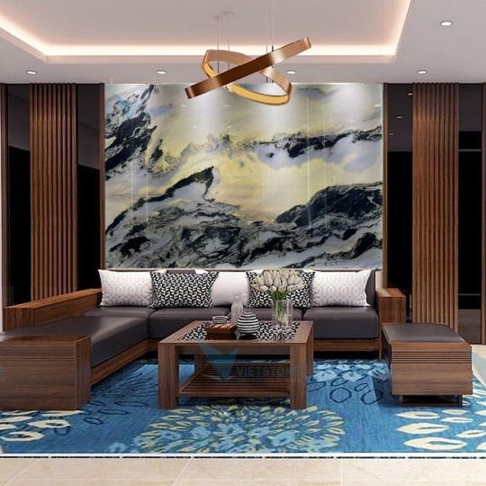 Tranh đá sơn thủy STV025
