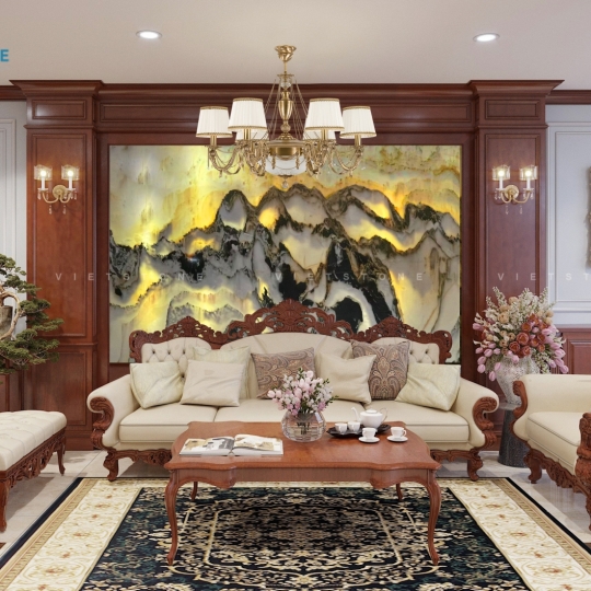 Tranh đá sơn thủy STV026